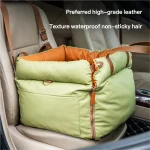 Waterproof Car Dog Bed for Travel - Machine Washable, Chew-Resistant PU Leather Pet Seat Cover for Cars & SUVs - Image 4