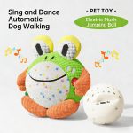 Automatic Bouncing Ball Dog Toy - Interactive, Chew-Resistant with Sound - 图片 3